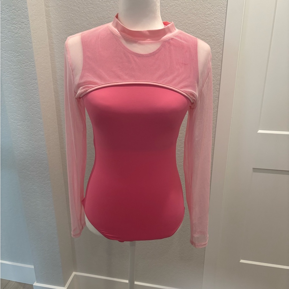 Weissman Pink Bodysuit